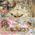 ALCHEMY OF ART 6Blatt 30x30cm doppelseitig Scrapbooking Papier, Steampunk Time