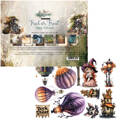 ALCHEMY OF ART Set 12Blatt 20x20cm doppelseitig Scrapbooking Papier, Trick or treat - Happy Halloween