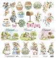 ART ALCHEMY 30x30cm einseitig Scrapbooking Papier 250g, Sweet Bunnies