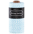 Aqua Divine Twine Schnur - 1m - Whisker Graphics - weiß und türkis