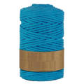 Baumwollkordel 5mm Seil aus Baumwolle mit Polyester Kern 100m - blau