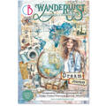 CIAO BELLA Satz doppelseitigen Scrapbooking Papier A4 - Wanderlust