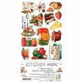 CRAFT OCLOCK 15,5x30,5cm Scrapbooking Papier mit Elementen, Kitchen Mode - Kitchen & Food