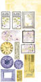 CRAFT OCLOCK 15,5x30,5cm Scrapbooking Papier mit Elementen, Summer Flowers