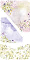 CRAFT OCLOCK 15,5x30,5cm Scrapbooking Papier mit Elementen, Summer Flowers