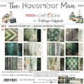 CRAFT OCLOCK 24 Blatt 20x20cm doppelseitig Scrapbooking Papier, November Man mix