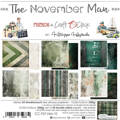 CRAFT OCLOCK Set 24 Blatt 15x15cm doppelseitig Scrapbooking Papier, November Man