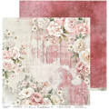 CRAFT OCLOCK Set 24 Blatt 15x15cm doppelseitig Scrapbooking Papier, Rose Emotions 