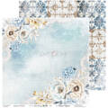 CRAFT OCLOCK Set 24 Blatt 15x15cm doppelseitig Scrapbooking Papier, Something Blue