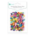 DP CRAFT - Papierblumen 2cm, bunt - 60 Stk.