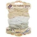 Dekorative VINTAGE Shabby Bänder Set 3 x 1,2 m Wrapping Ribbons, OLDZ20