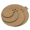 Dekorpappe Die Cut Chipboard - 4 Kugeln HDF - 4 Kugeln HDF- Scrapiniec