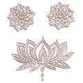 Dekorpappe Die Cut Chipboard Mehendi - Lotus SCRAPINIEC