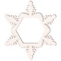 Dekorpappe Die Cut Chipboard Schneeball-Rahmen 03 Rae `20cm SCRAPINIEC