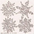 Dekorpappe Die Cut Chipboard schneeflocken - Mon Merry cheri - Schneeflocken - SCRAPINIECrapiniec