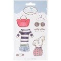 ELIZABETH CRAFTS Transparent Acryl Stempel Motivstempe - Fashions 3, Kleidung und Accessoires