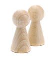 Holzfiguren - Pfand - Puppe Peg doll 2St