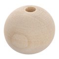 Holzperlen für Perlen, 2,5 cm Perle - 10 Stk