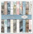 ITD COLLECTION Setz 11Stk 30x30cm Scrapbooking Papier -Capitals