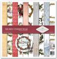 ITD COLLECTION Setz 11Stk 30x30cm Scrapbooking Papier - Merry Christmas