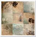 ITD COLLECTION Setz 11Stk 30x30cm Scrapbooking Papier - Nautical Expedition