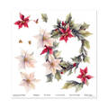 ITD COLLECTION Setz 11Stk 30x30cm Scrapbooking Papier - Winter Wreath Winterkranz 