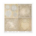 ITD COLLECTION Setz 11Stk 30x30cm Scrapbooking Papier - Wood & lace