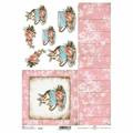 ITD Reispapier Decoupage Bastelpapier Softpapier Serviettentechnik, Tasse R1584