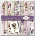 ITD Set 11 Stk 31x32cm einseitig Scrapbooking Papier 200g, Flower Post Violet