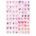 ITD Set 6 Stk A4 doppelseitig Scrapbooking Papier 200g, Valentine's Day SCRAP-033