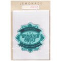 LEMONADE  Transparent Acryl Stempel Motivstempel Wesołych Świat Untertitel PL Rahmen