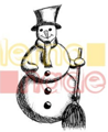 LEMONADE -  Transparent Stempel Motivstempel Clear Stamp - Snowman Schneemann 1 