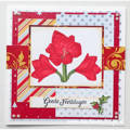 MARIANNE DESIGN Stempel Motivstempel Acryl Stempel  - Tiny's amarylis, Amaryllis, Blumen