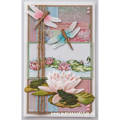 MARIANNE DESIGN Transparenten Stempel Motivstempel - Waterlilies border, Seerosen