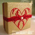 MEMORY BOX Stanzform Präge Stanzschablone Scrapbooking, Herz Heart 99348