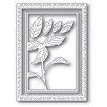 MEMORY BOX Stanzformen Set Stanzschablone Scrapbooking Die Cut,Simple Poinsettia Frame Weihnachtsstern-Rahmen