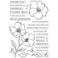 MEMORY BOX Transparent Acryl Stempel Motivstempel Clear Stamp - Wild Rose Stem 