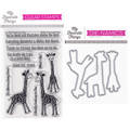 MFT Basteln Scrapbooking Klar Stempel Stamps Clearstam, Playful Giraffes 