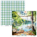 MINTAY 30x30cm doppelseitig Scrapbooking Craft Papier 240g - By The Lake 02