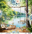 MINTAY 30x30cm doppelseitig Scrapbooking Craft Papier 240g - By The Lake 02