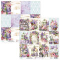 MINTAY 30x30cm doppelseitig Scrapbooking Craft Papier 240g - Lilac Garden 06