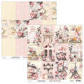 MINTAY 30x30cm doppelseitig Scrapbooking Craft Papier 240g - See You In Paris 06