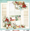 MINTAY 30x30cm doppelseitig Scrapbooking Craft Papier 240g - White Christmas 04