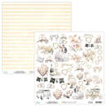 MINTAY 30x30cm doppelseitig Scrapbooking Papier mit Elementen - Always & Forever