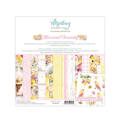 MINTAY Set 24Stk 15x15cm doppelseitig Scrapbooking Papier 240g - Blossom Serenity