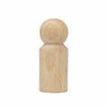 Mini Holzfigur - Pfand - Puppe peg doll 1pc