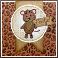 NELLIE'S CHOICE Embossing Folder Prägefolder Prägeschablone, EF3D81 Leopard