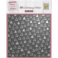 NELLIE'S CHOICE Embossing Folder Prägefolder Prägeschablone, EF3D86 Triangles Dreiecke