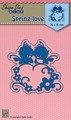 NELLIES Stanzform Präge Stanzschablone Scrapbooking Cutting Die, Herz Vogel 016