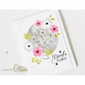 PINK FRESH - ESSIONS Transparent Acryl Stempel Motivstempel - Say it with florals